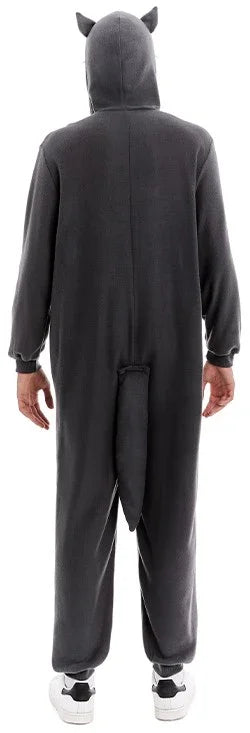 Disfraz de Lobo Hambriento Gris para Adulto Lobo Partilandia